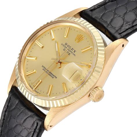 14k rolex watch|Rolex 1503 14k gold watch.